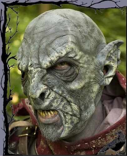Larp latex maske tier ork - latex,