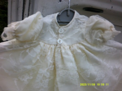 Vintage taufkleid morgenmantel - vintage, taufkleid/morgenmantel