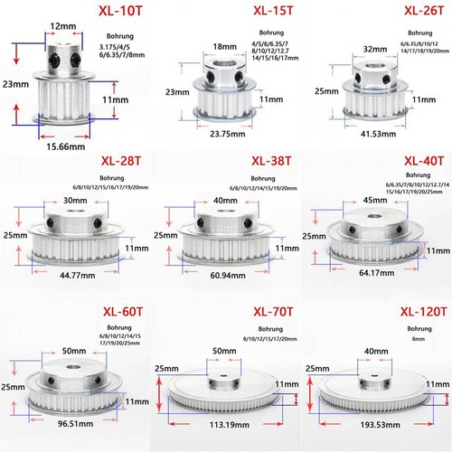 10t 100t pulley 120 - 10t-100t, 10-120