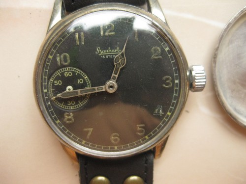 Hanhart dreizeigeruhren mit - hanhart,