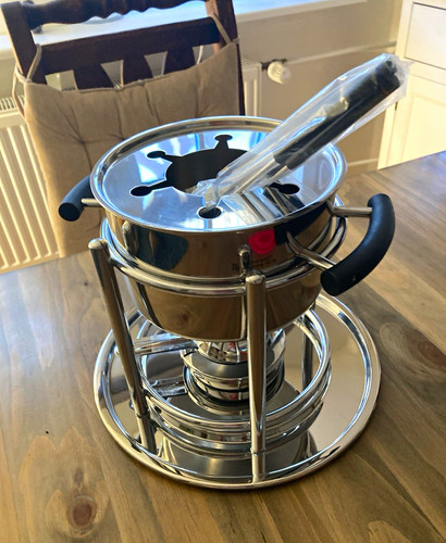 Wmf edelstahl fondue - edelstahl, fondue-set