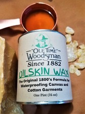 Ole time woodsman oilskin - oilskin, wax