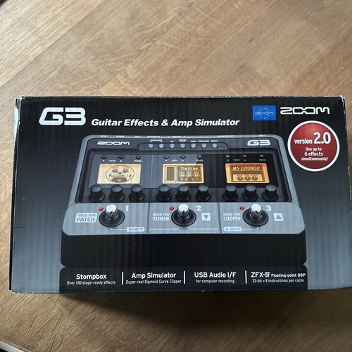 Zoom gitarreneffekte - g3, &