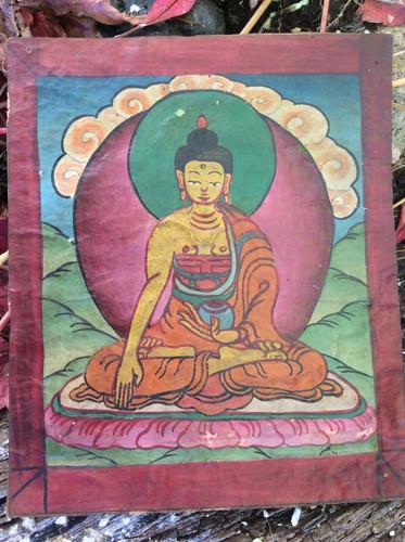 Kleines thangka aus tibet - aus,