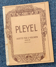 Pleyel opus duette für 2 - pleyel,