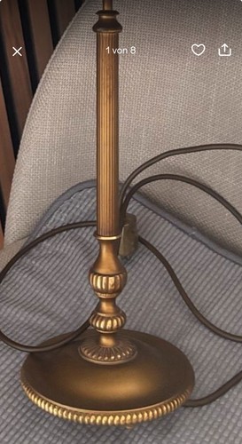 Antike vintage tischlampe - antike,