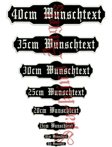 Aufnäher rückenaufnäher - ,
