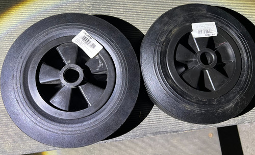 Rad 200mm pvc - 200mm, schwarz