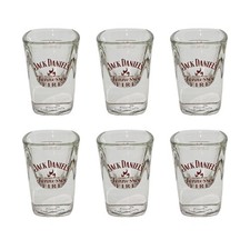 Jack daniels fire shotglas - 6x,