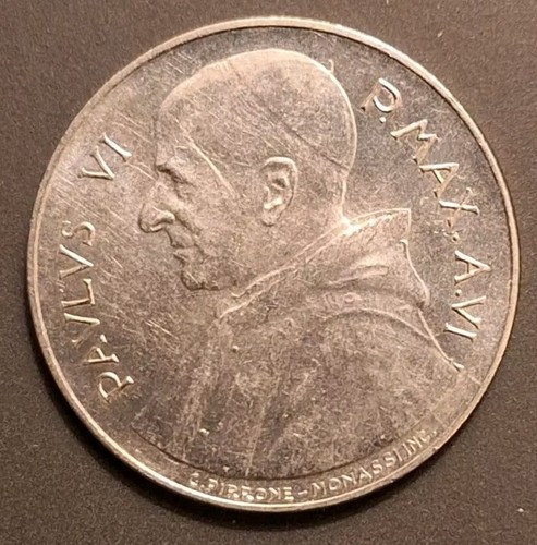 Vatikan 100 lire 1968 - lire, anno