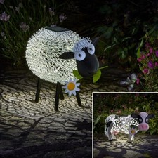 Solar LED Aufleuchtend Kuh
