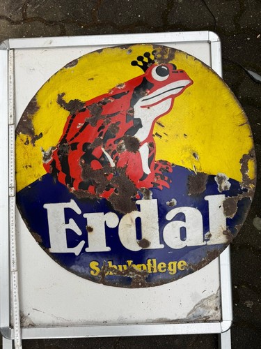 Erdal emailschild werbung - erdal,
