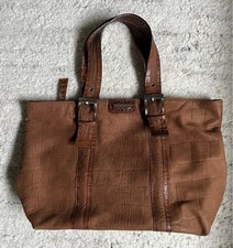 Shopper Tasche groß Leder Von Mila Schön,  wie NEU, Cognacfarben