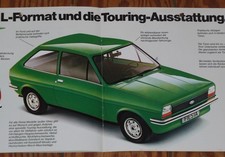 1977 Ford Fiesta Prospekt brochure n Escort Sierra Scorpio Taunus