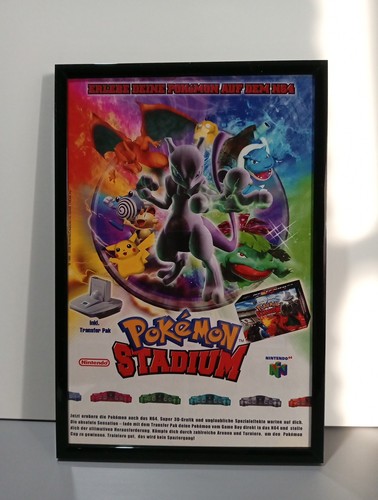 Pokemon stadium n64 werbeblatt - n64,