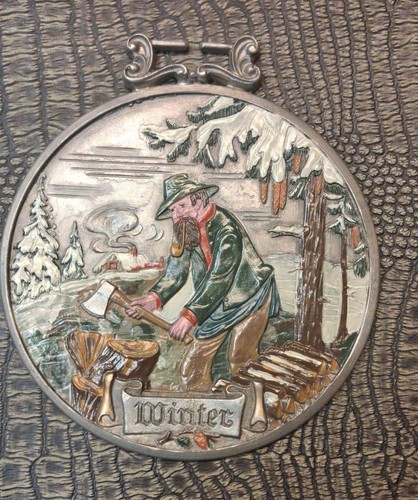 Kühn zinn wandteller winter - zinn,