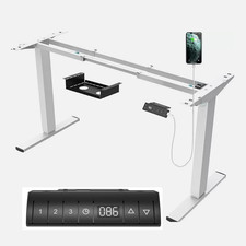 Stehpult Rahmen Weiß, Muster KEINE RÜCKGABE KEINE RÜCKERSTATTUNG Schwarz