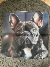 Kissenbezug Französische Bulldogge schwarz Kissenhülle