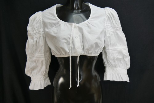 Dirndlbluse weiß bluse - gr.44,