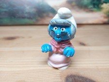 Schleich Oma - 20408 - Peyo Schlümpfe Großmutter nanny Brille rosa Kleid