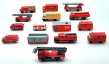 Nr. 3867 Herpa u.a. Sammlung 15 Feuerwehr Modelle/Teile für Bastler 1:87