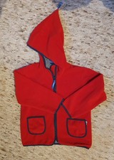 Finkid Tonttu Fleecejacke Zipfelmütze Zipp-in 3-in-1 Gr 134/ 140 rot