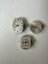 Konvolut Uhrwerke Damenuhren; zum Aufziehen; ZentRa; Ducado; Bergana; gebraucht