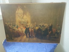 Kunstdruck "Flötenkonzert Friedrichs des Großen in Sanssouci“ Adolph von Menzel