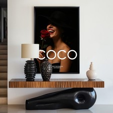 ✅ WANDBILD LUXUS COCO FRAU