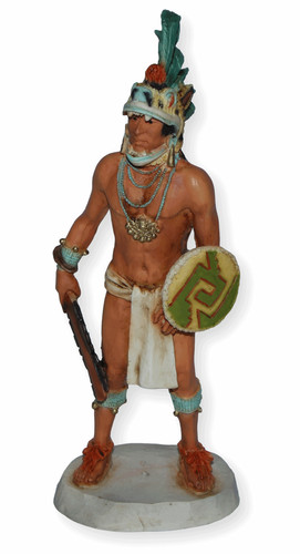Indianerfigur cuauhtémoc - indianerfigur, h