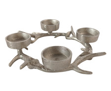 Deko Figur Metall Hirschgeweih