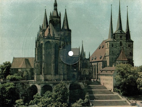 Tonpostkarte erfurt 3 - tonpostkarte, erfurt,