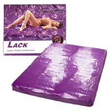 Lack Bett Laken Vinyl Lila