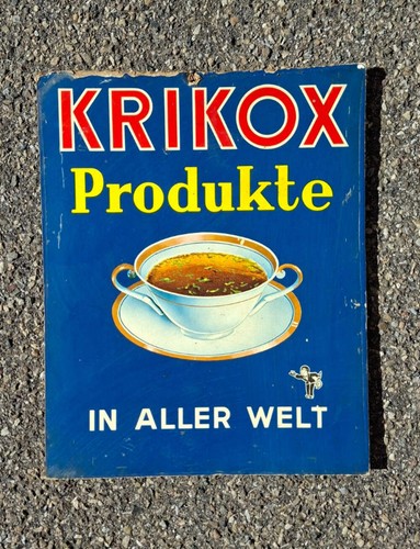 Krikox produkte werbeschild - produkte,