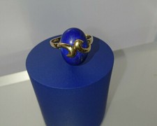 Lapis Lazuli Gold Ring 585 er 14 Karat 