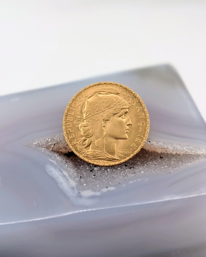 Francs goldmünze hahn - 20,