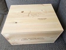 1x 6er Weinkiste Holzkiste OHK  VDP Gr.Lagen Huber mD German Deko Aufbewahrung