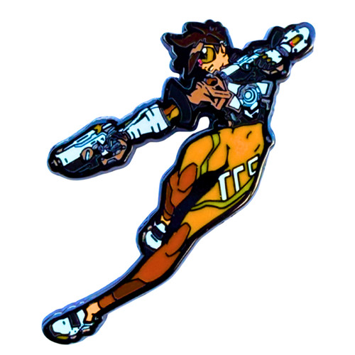 Overwatch tracer blizzard pin - overwatch,