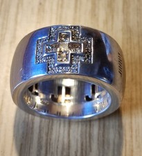 Designer Ring JOOP Silber 925 mit  Kreuz Vintage ring silver. 12 Gramm.