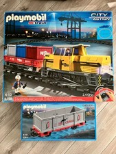 Playmobil City Action Eisenbahn-Set, RC Zug 5258 und Cargo Anhänger 5264 in OVP