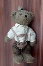 Brauner Teddybär mit weißem