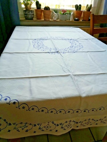 Blaudruck tischdecke indisch - blaudruck,