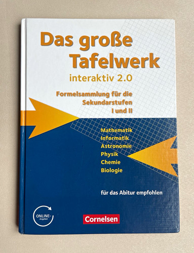 Cornelsen das große - das, tafelwerk