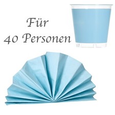 80-teiliges Set Einweggeschirr