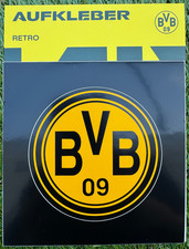 BVB Borussia Dortmund Aufkleber Auto retro Logo Sticker rund oldschool Koffer