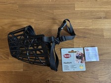 Trixie Hunde Maulkorb Kunststoff Schwarz lässt genügend Platz zum Hecheln