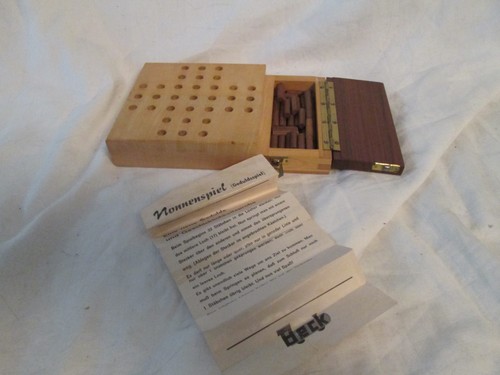 Vintage holzspiel nonnenspiel - holzspiel,
