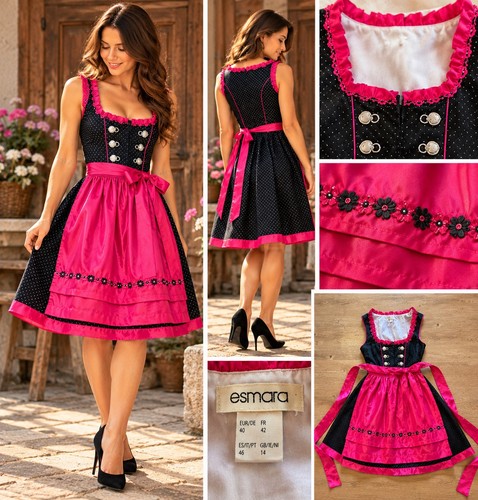 Esmara dirndl pink grün - dirndl, 40