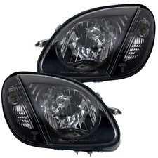 Scheinwerfer Klarglas für Mercedes SLK R170 Bj. 96-04 Schwarz B-Ware