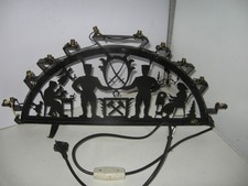 DDR ERZGEBIRGE METALL SCHWIBBOGEN - schwarz - Lichterbogen  - für Bastler !!!!